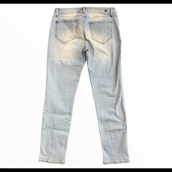 KENSIE Light Wash Denim Skinny Jeans With Pockets Blue Size 8 - Picture 9 of 12